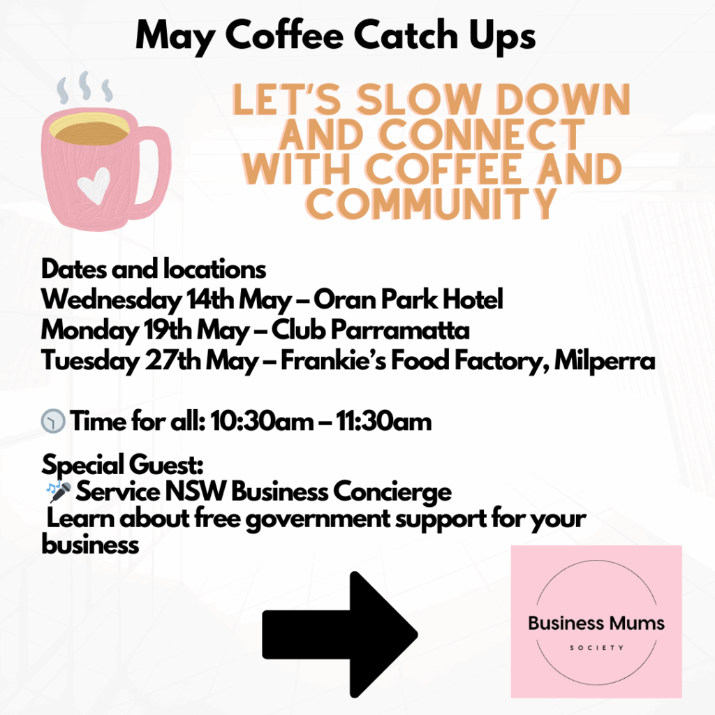 Business mum catch up Sydney