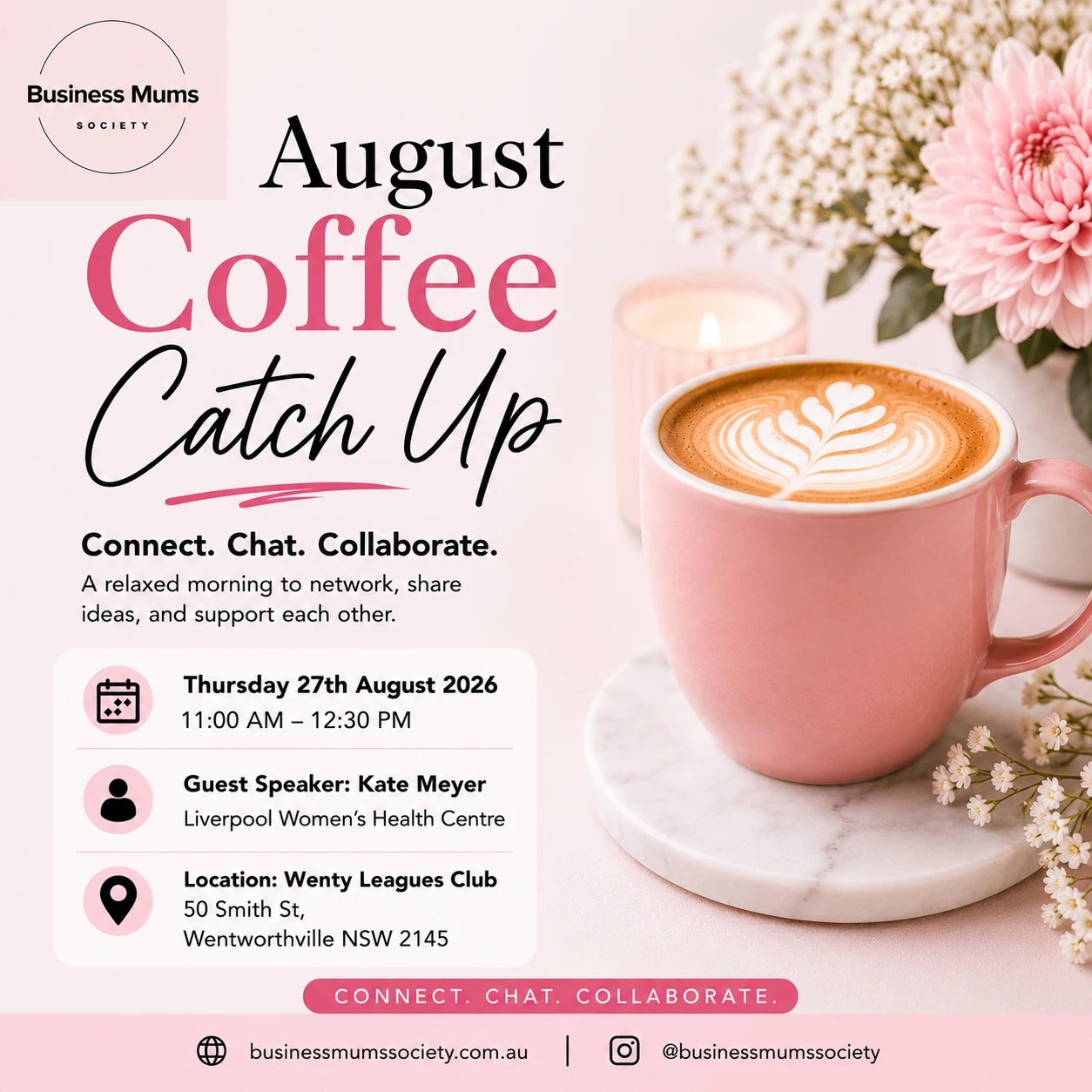Business mum catch up in Milperra